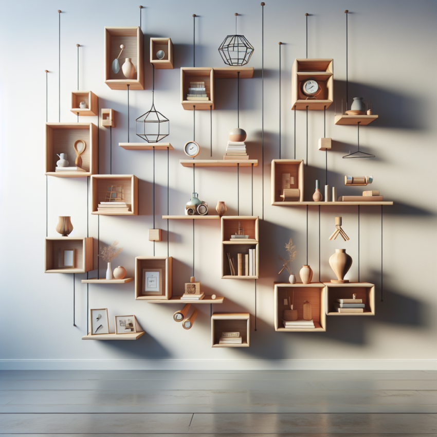 Inspiration: 7 kreative måder at bruge svævehylder i træ